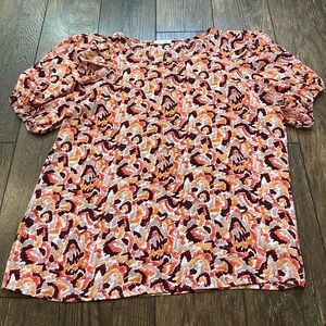 PLEIONE multi colored dress top